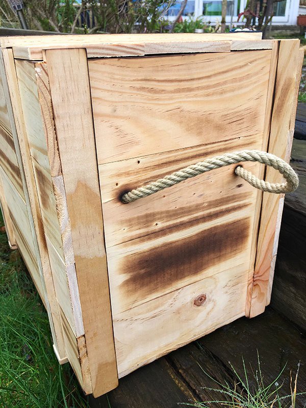 Boîte de rangement taille grande / Boîte en bois