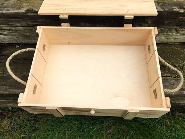 Boîte de rangement taille petite / Boîte en bois