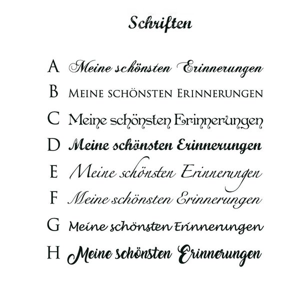 Highlights Notizbuch / Holzbuch personalisiert für die Jahresrückblicke / Erinnerungsbuch Din A6