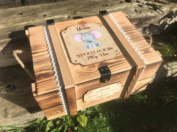 Gift Box pour bébé Vintage / Cadeau pour bébé / Cadeau de naissance